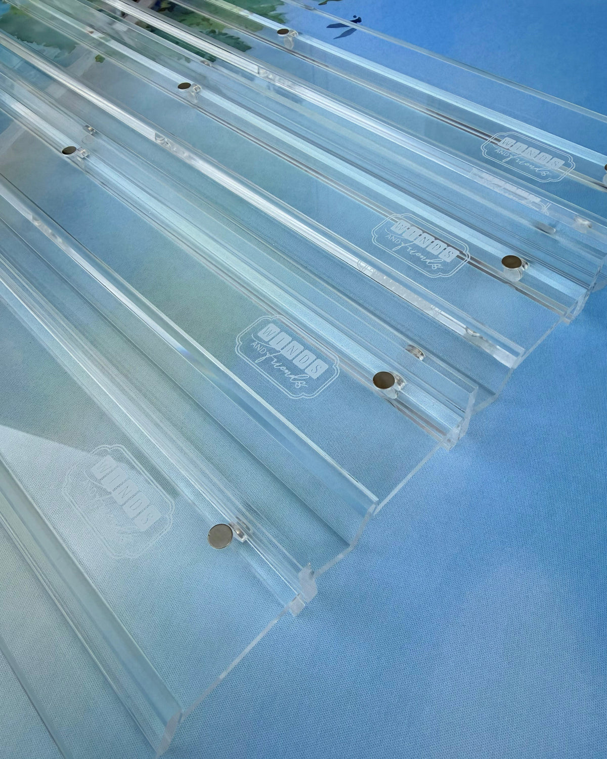 CRYSTAL CLEAR 20" RACKS (PRE-ORDER)